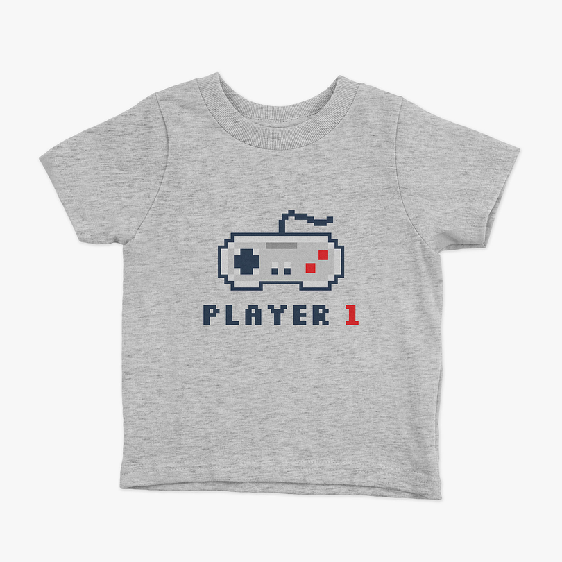 Polera Player 1 control niños 3