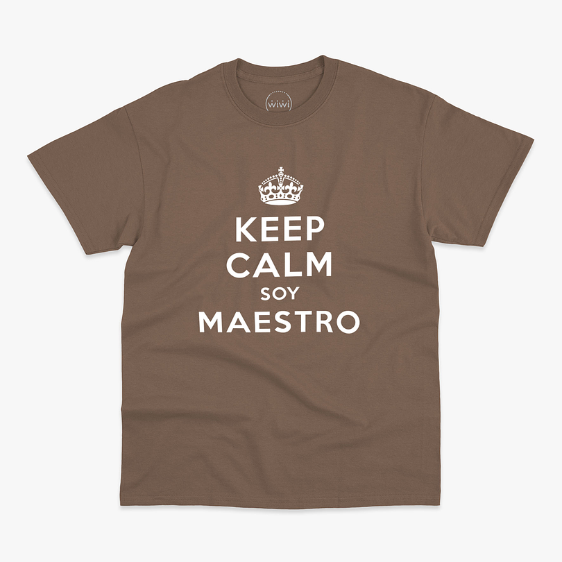 Polera premium Soy Maestro hombre 4