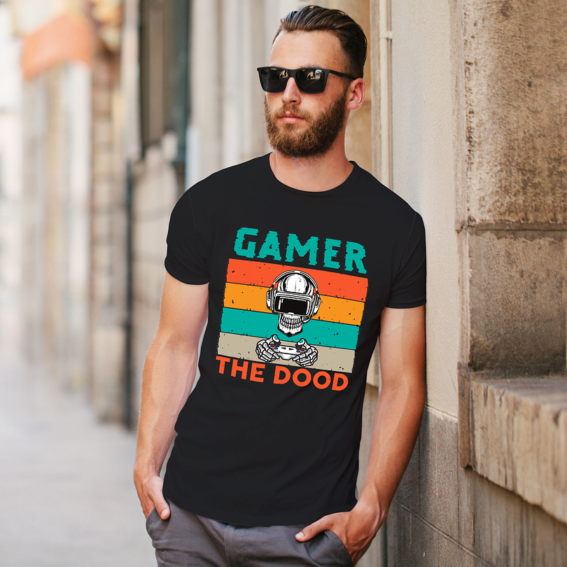 Polera premium Gamer the Dood hombre 7