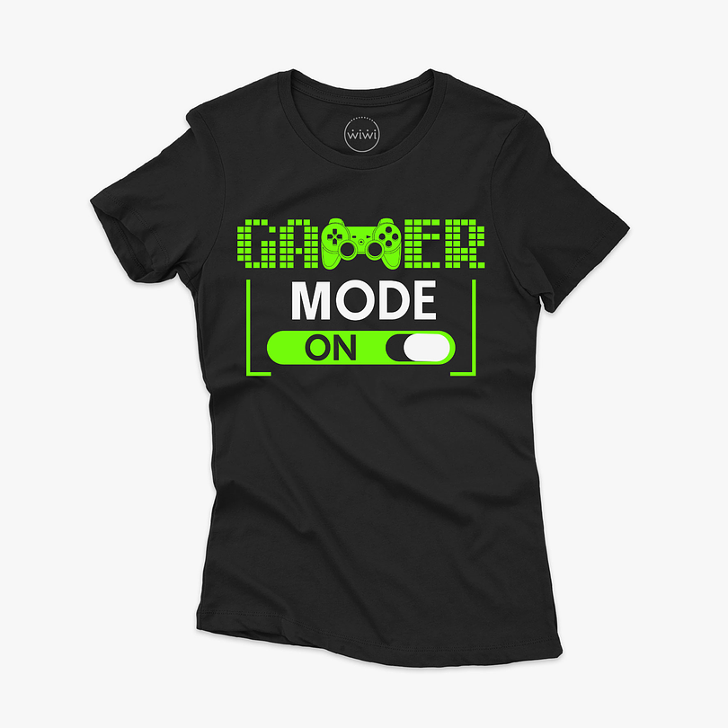 Polera premium Gamer mode control mujer 1