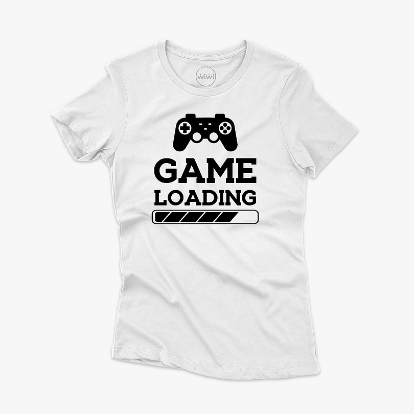 Polera premium Game Loading mujer 5