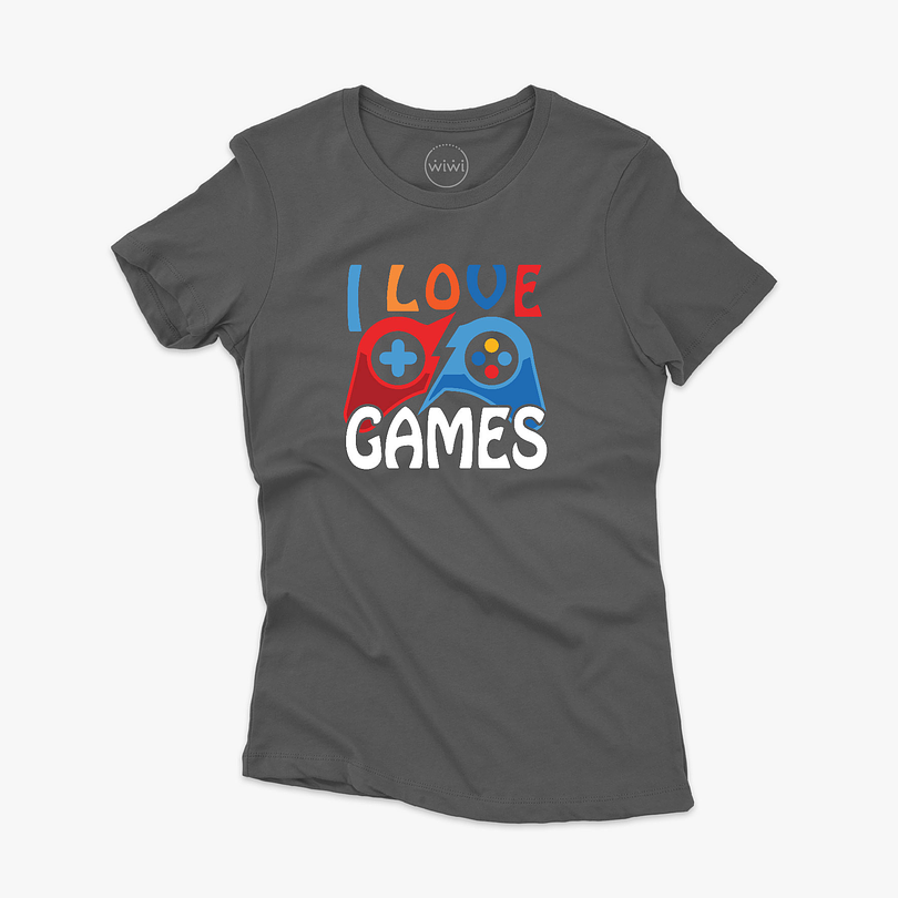 Polera premium I Love Games mujer 2