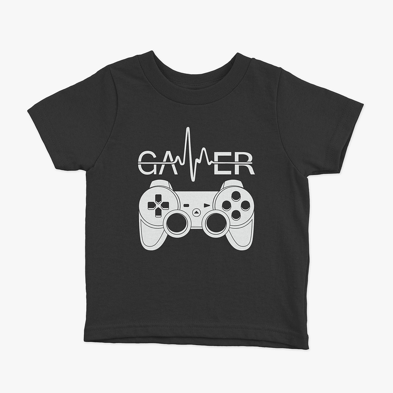 Polera Gamer pulso pulse niños 1