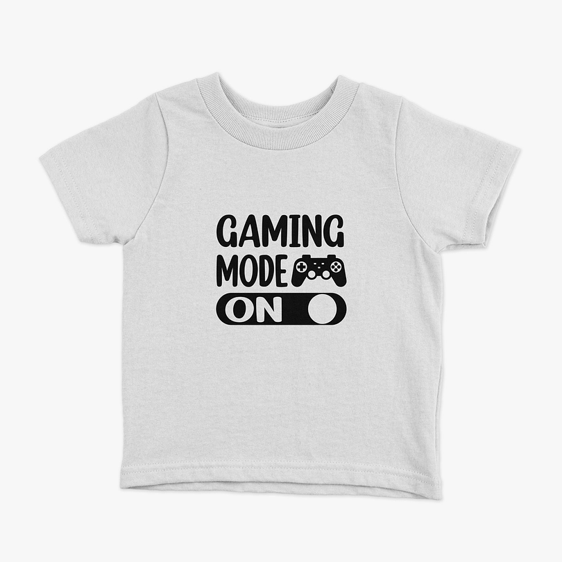 Polera Gaming Mode On niños 7