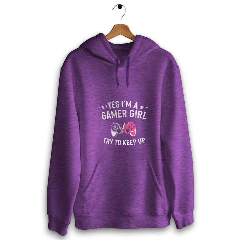 Poleron Im a Gamer Girl unisex 4