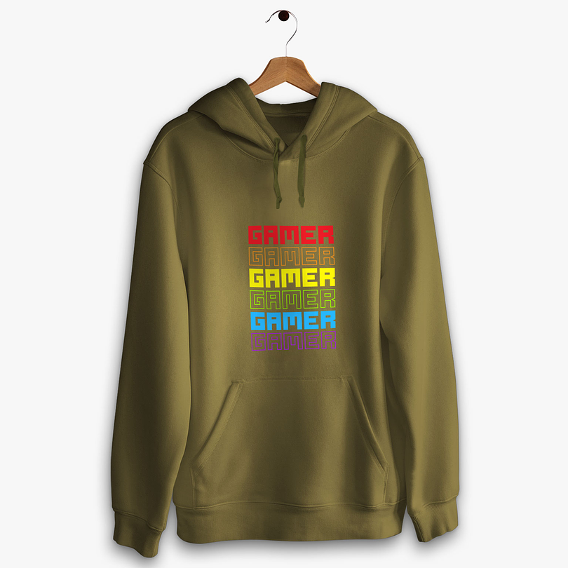 Poleron Gamer Colors unisex 3