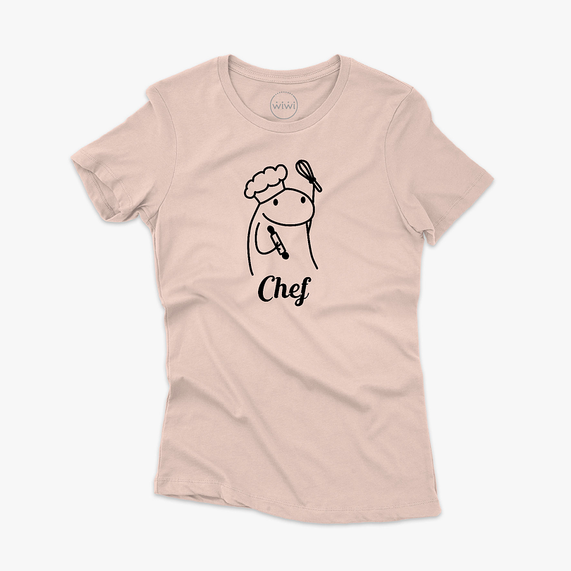 Polera premium Flork Chef mujer 4