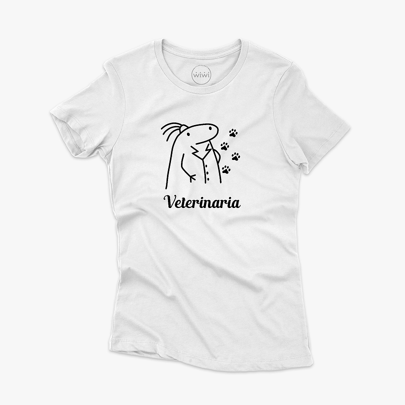 Polera premium Flork Veterinaria mujer 5