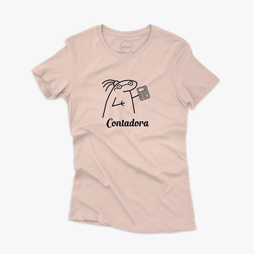 Polera premium Flork Contadora mujer 4