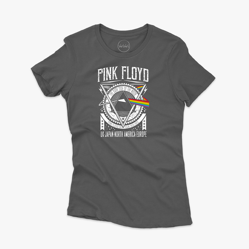 Polera premium Pink Floyd Tour mujer 2