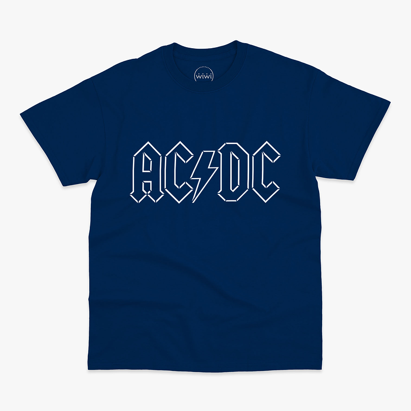 Polera premium AC/DC solid hombre 4