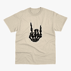 Polera premium Rock Hand Skeleton hombre 5