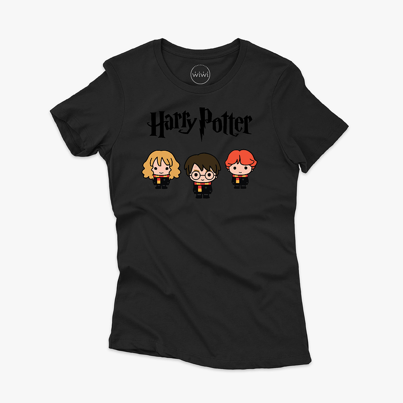 Polera premium Harry Potter cartoon mujer 2