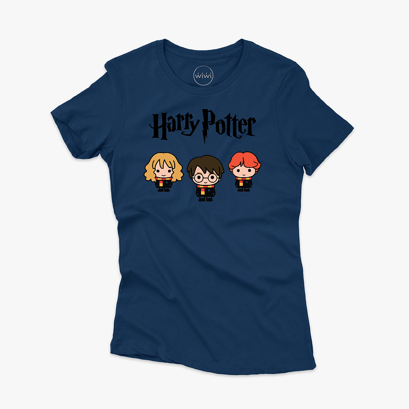 Polera premium Harry Potter cartoon mujer 3