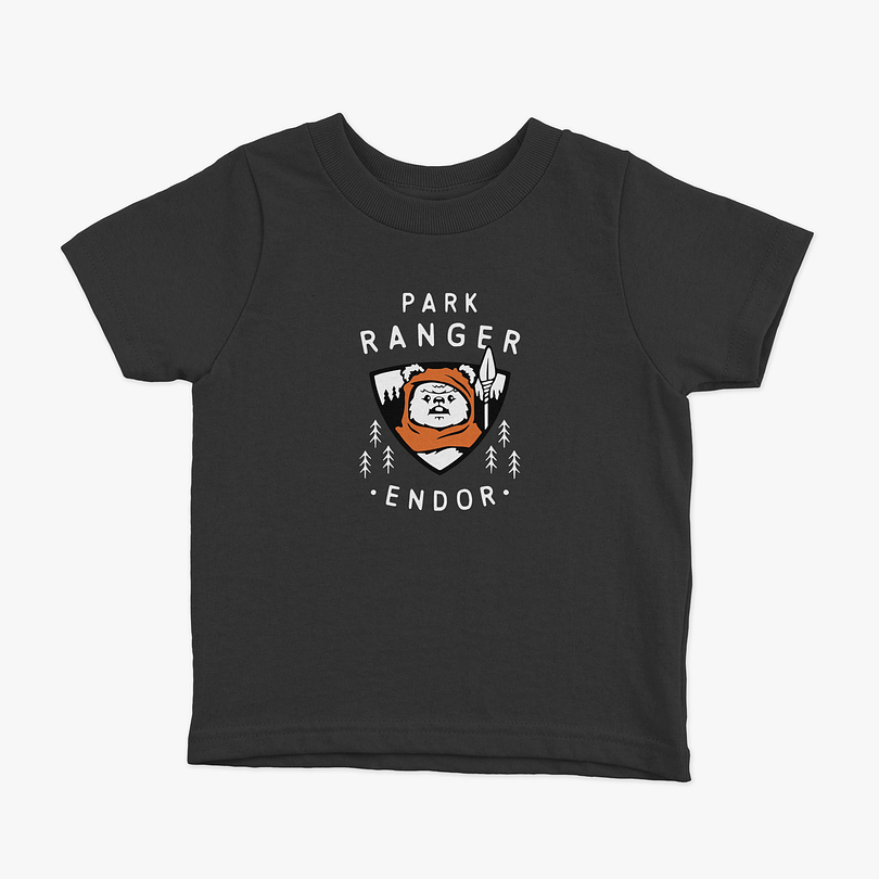 Polera Ewok Park Ranger niños 1