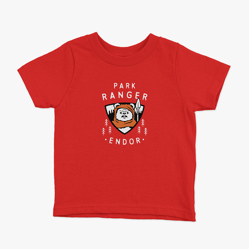 Polera Ewok Park Ranger niños 3