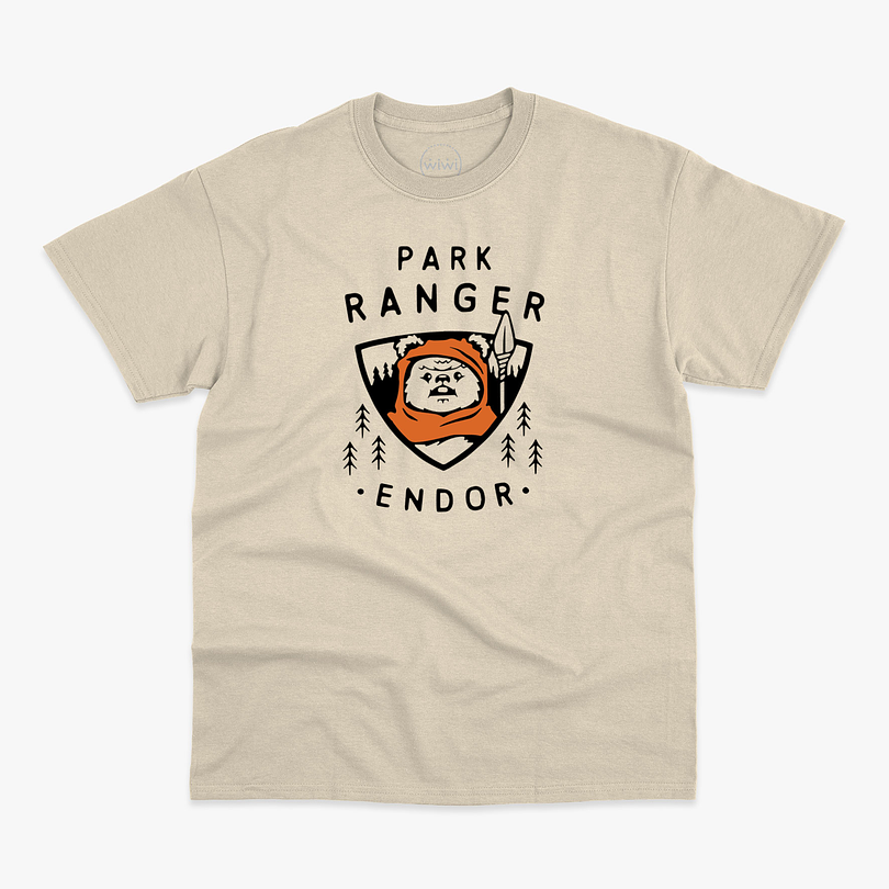 Polera premium Ewok Park Ranger hombre 5