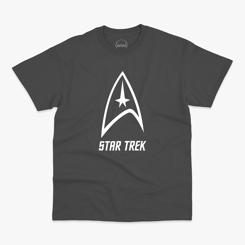 Polera premium Star Trek logo hombre 2