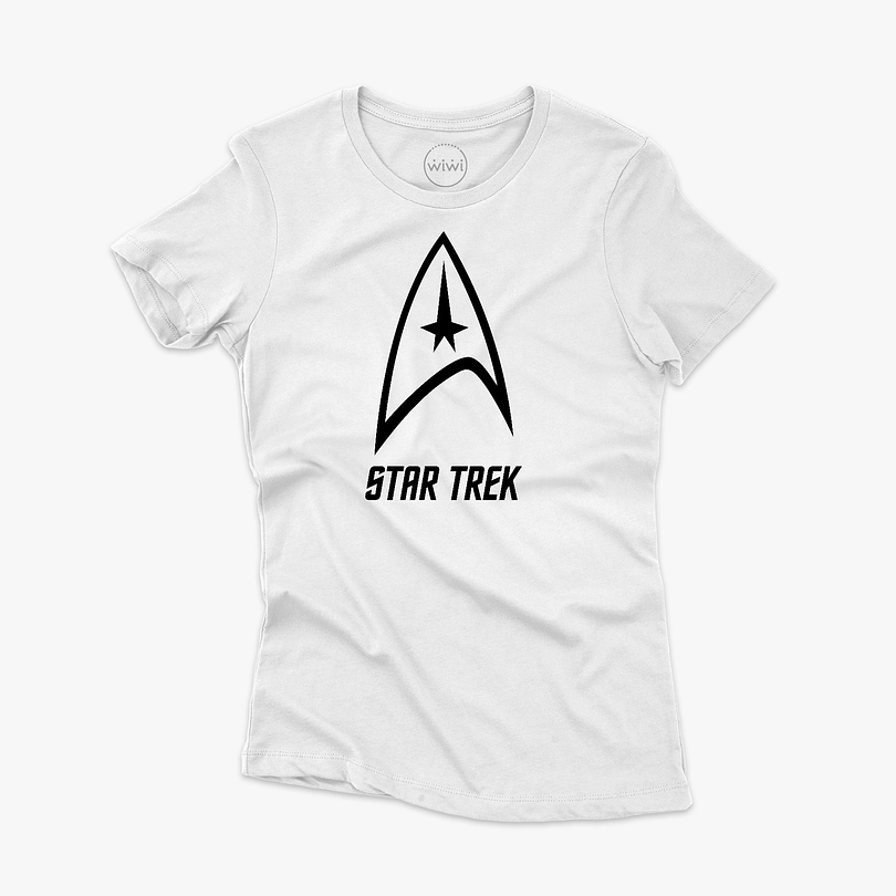 Polera premium Star Trek logo mujer 5