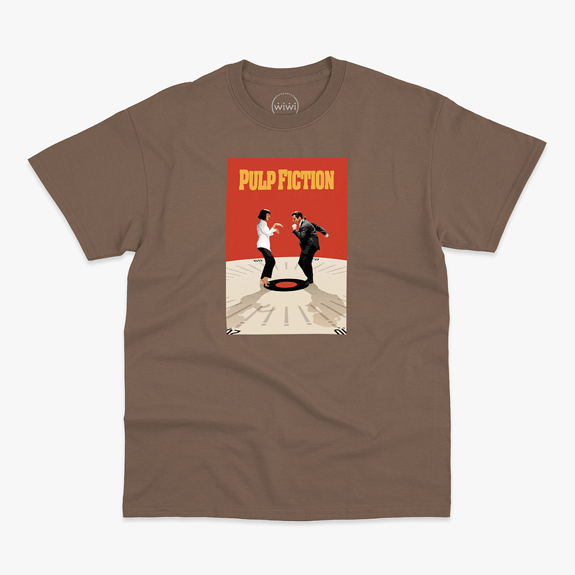 Polera premium Pulp Fiction Dance hombre 4