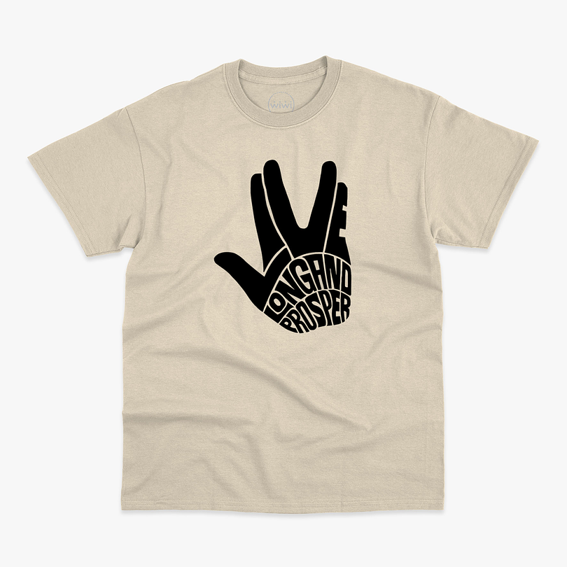 Polera premium Star Trek Vulcan salute hombre 5