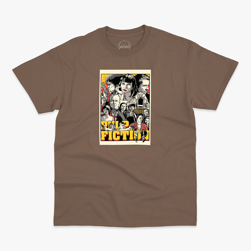 Polera premium Pulp Fiction chart hombre 4