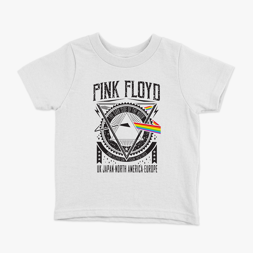 Polera Pink Floyd Tour niños 7