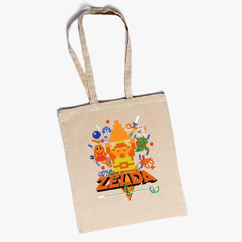 Bolso tote Zelda 8 bits 