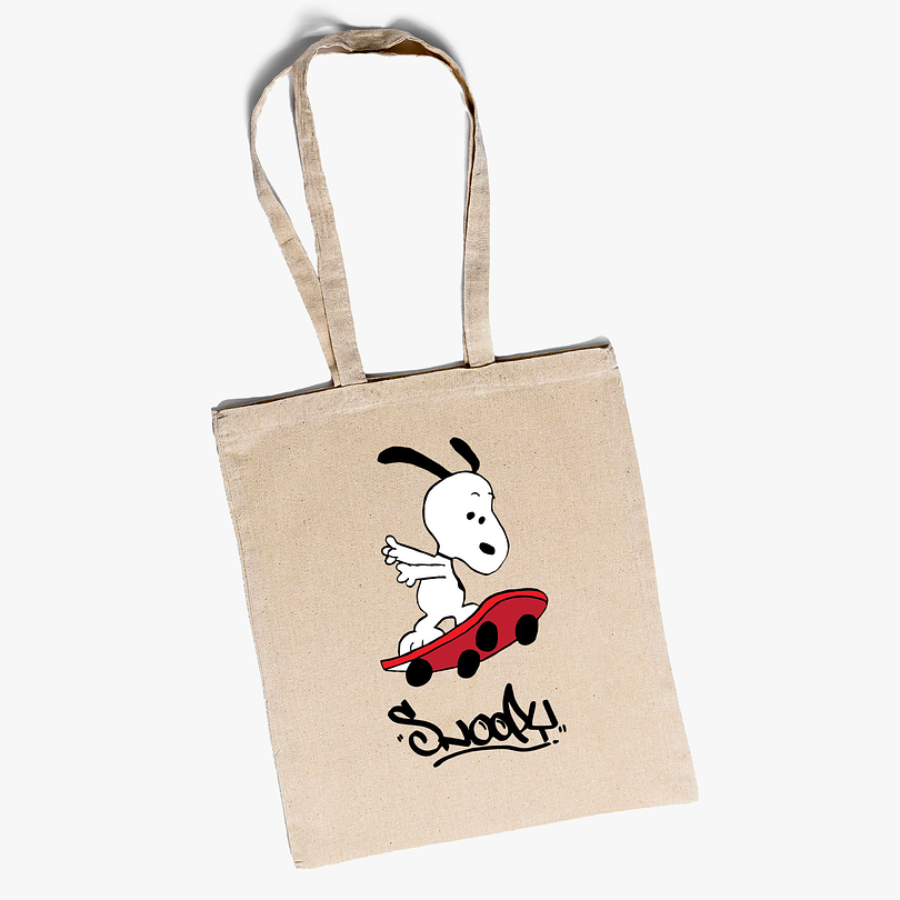 Bolso tote Snoopy skate graffiti 