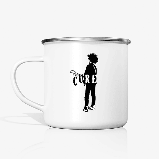 Taza The Cure hair boys dont cry metalica enlozada