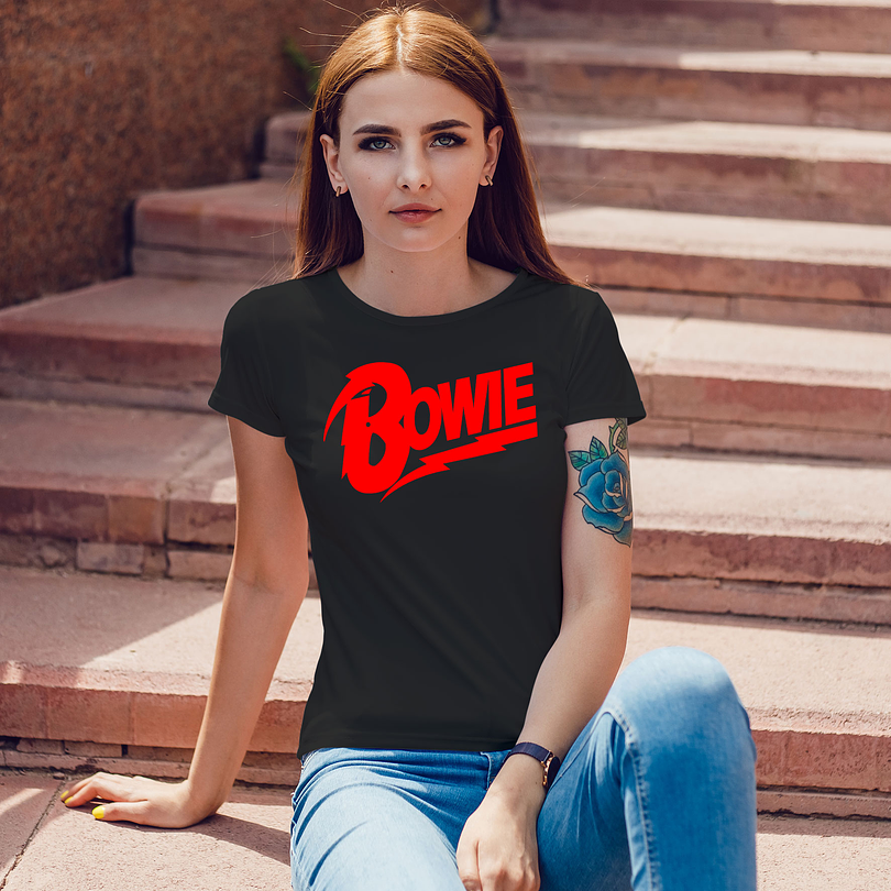 Polera premium David Bowie mujer 6