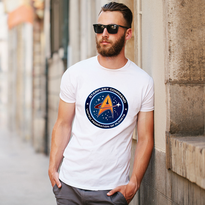 Polera premium Star Trek Starfleet hombre 8