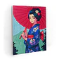 Geisha - Kit de Pinturas por Números 34x45cm - Detalle Medio - Miniatura 1