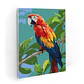 Guacamaya   - Kit de Pinturas por Números 34x45cm - Detalle Medio - Miniatura 1