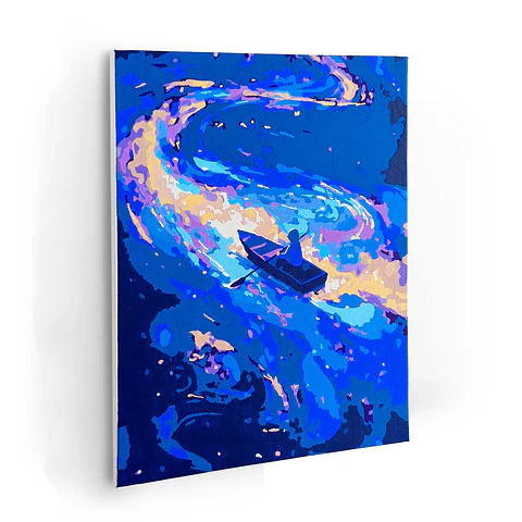 Explorando el infinito  - Kit de Pinturas por Números 34x45cm - Detalle Alto