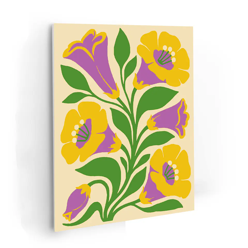 Flor de Dia - Kit de Pinturas por Números 20x25cm - Detalle Bajo 1