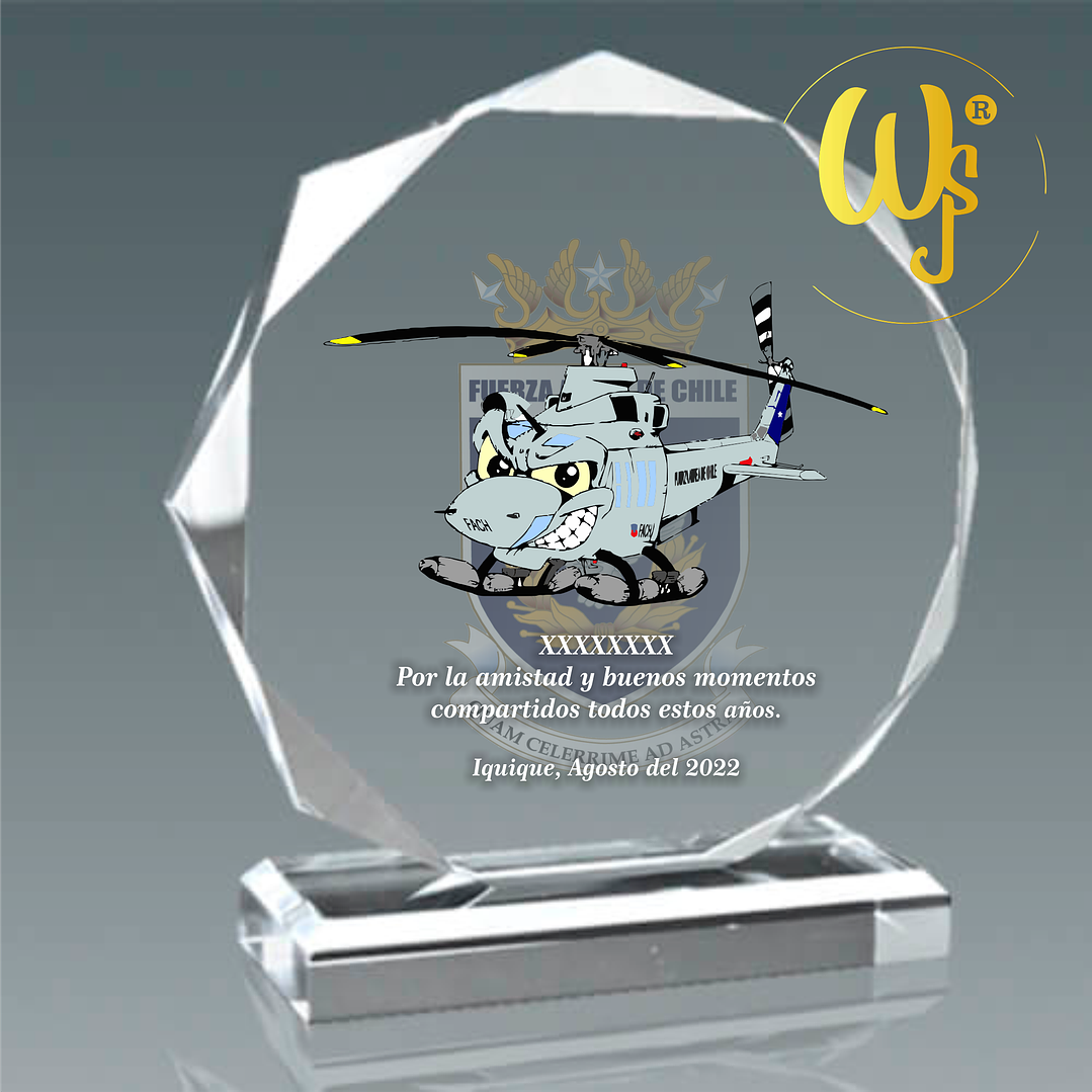 Galvano Cristal Octagonal 5105 2