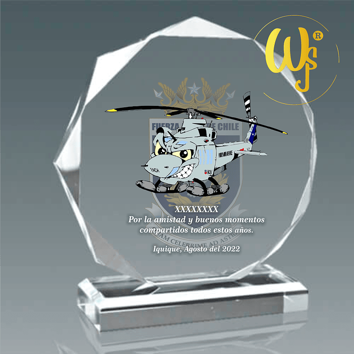 Galvano Cristal Octagonal 5105 2