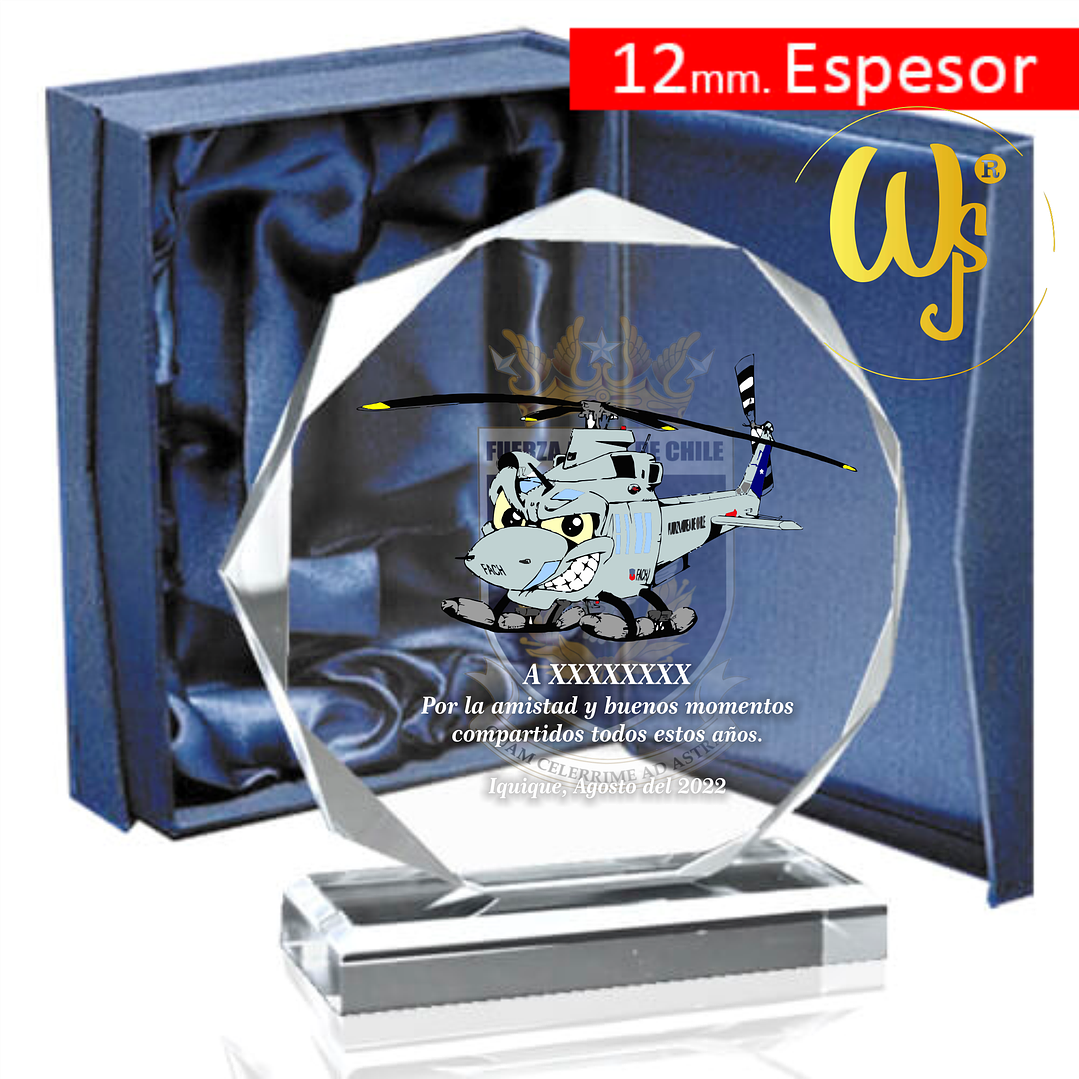 Galvano Cristal Octagonal 5105 1