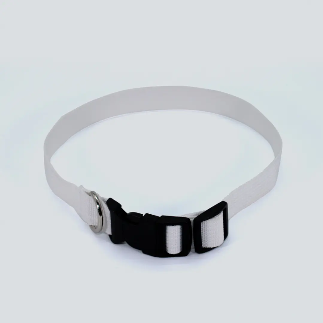 Collar para mascota sublimable blanco 1