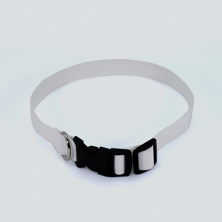 Collar para mascota sublimable blanco 1