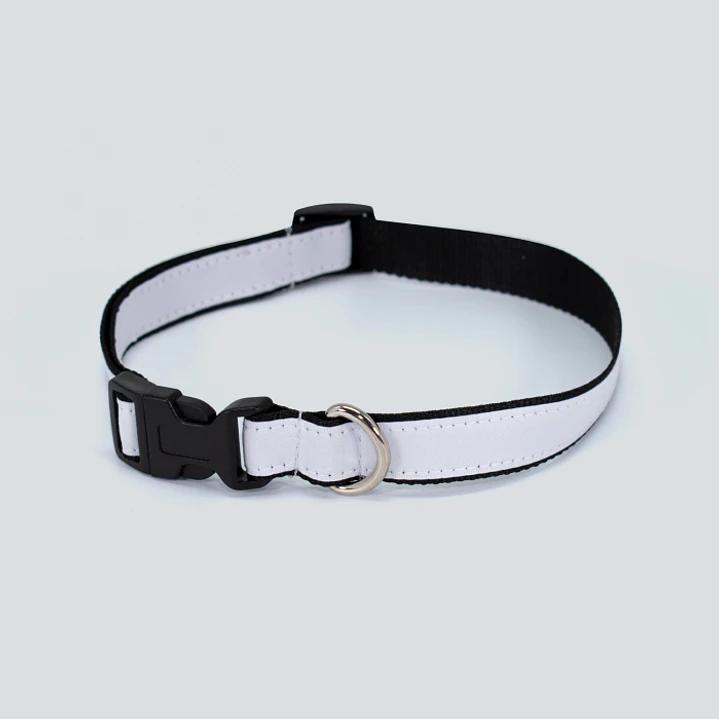 Collar perro sublimable blanco/negro 3