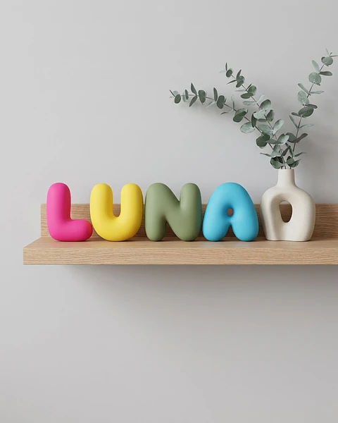 Bubble Letters Personalizadas