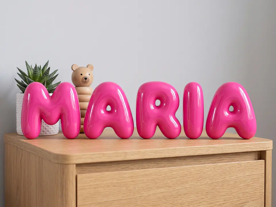 Custom Bubble Letters 5