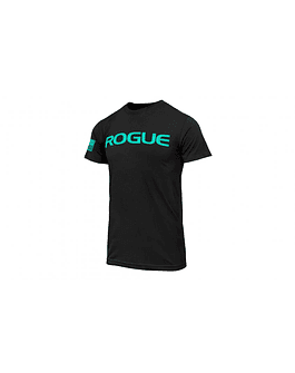 Polera Basic Rogue Black Aqua