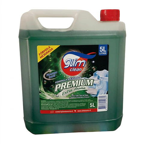 Detergente Glim Premium - Turquesa / Verde Menta (3 y 5 Litros)