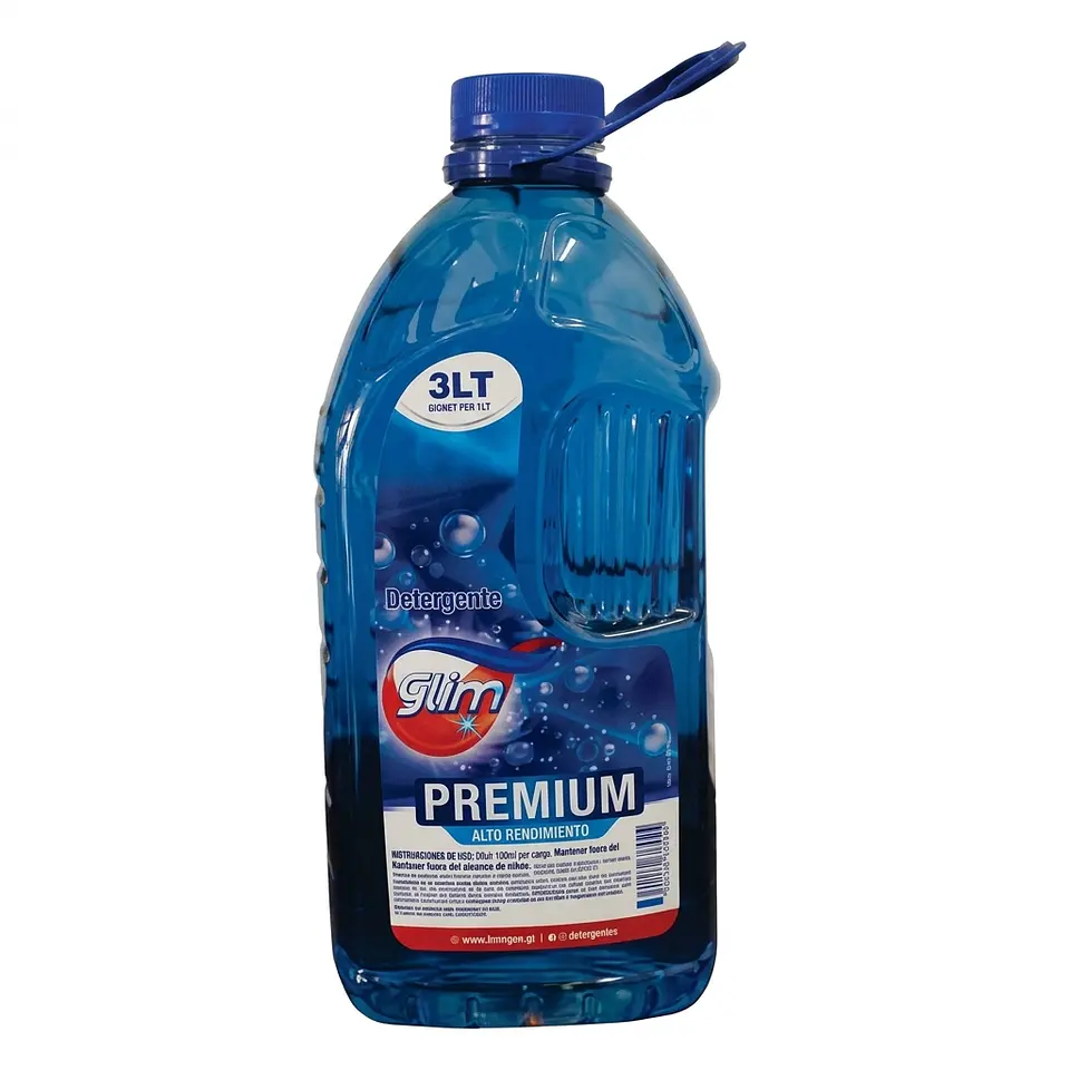 Detergente Glim Premium - Turquesa / Verde Menta (3 y 5 Litros) 3