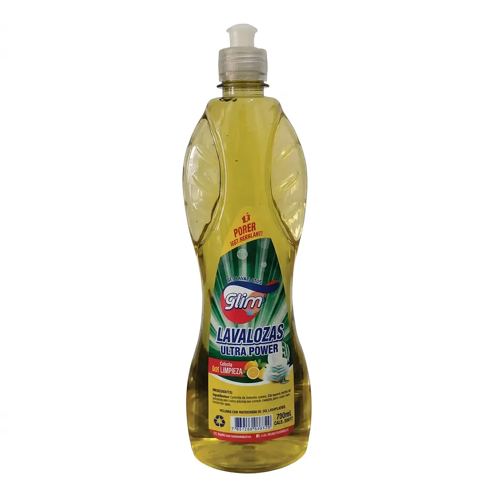 Lavalozas Glim Ultra Power (750 ml y 5 Litros) 1