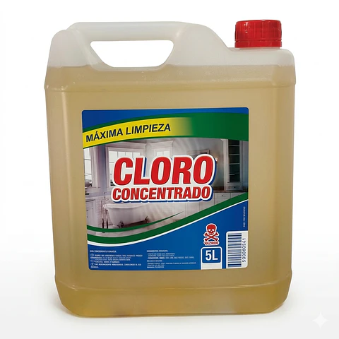 Cloro Glim - Tradicional y Concentrado (5 Litros)