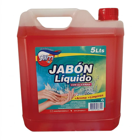 Jabón Líquido Glim con Glicerina (5 Litros)